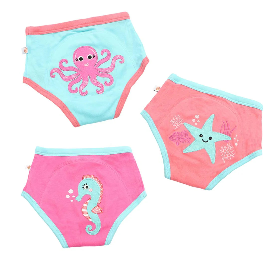 Pack 3 Calzones Entrenamiento Zoocchini OCÉANO (3T/4T)