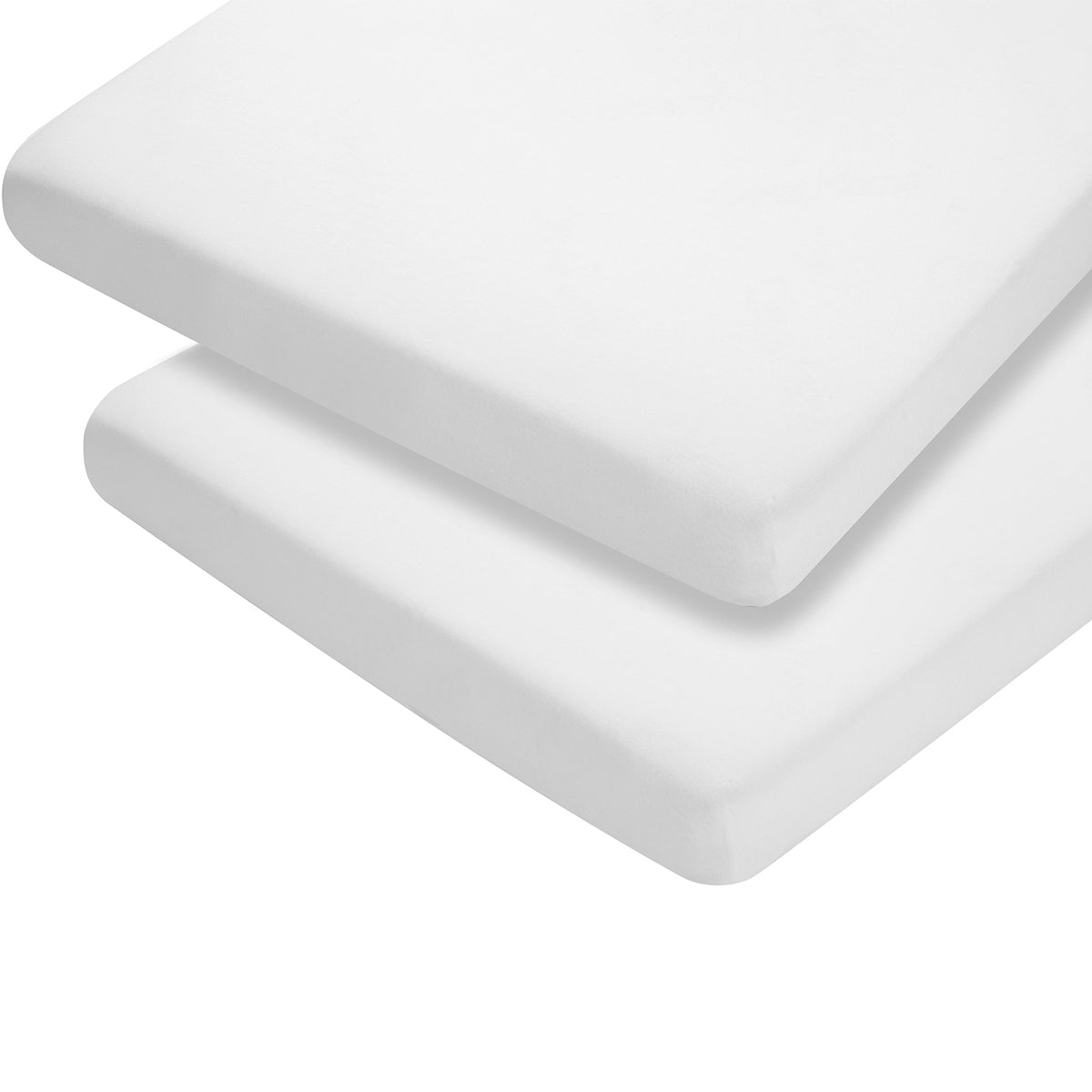 Pack 2 Sábanas Bajeras Algodón Clevamama 72x140x17 cm BLANCO