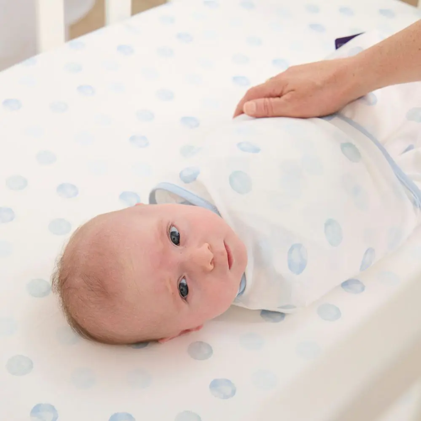 Manta de Arrullo Swaddle Clevamama Azul