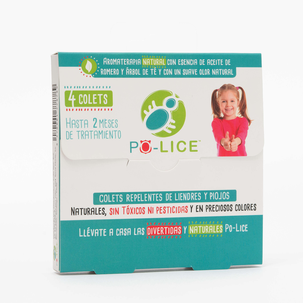 Colet Repelente Piojos. 4 colet para tratamiento preventivo de 2 meses.