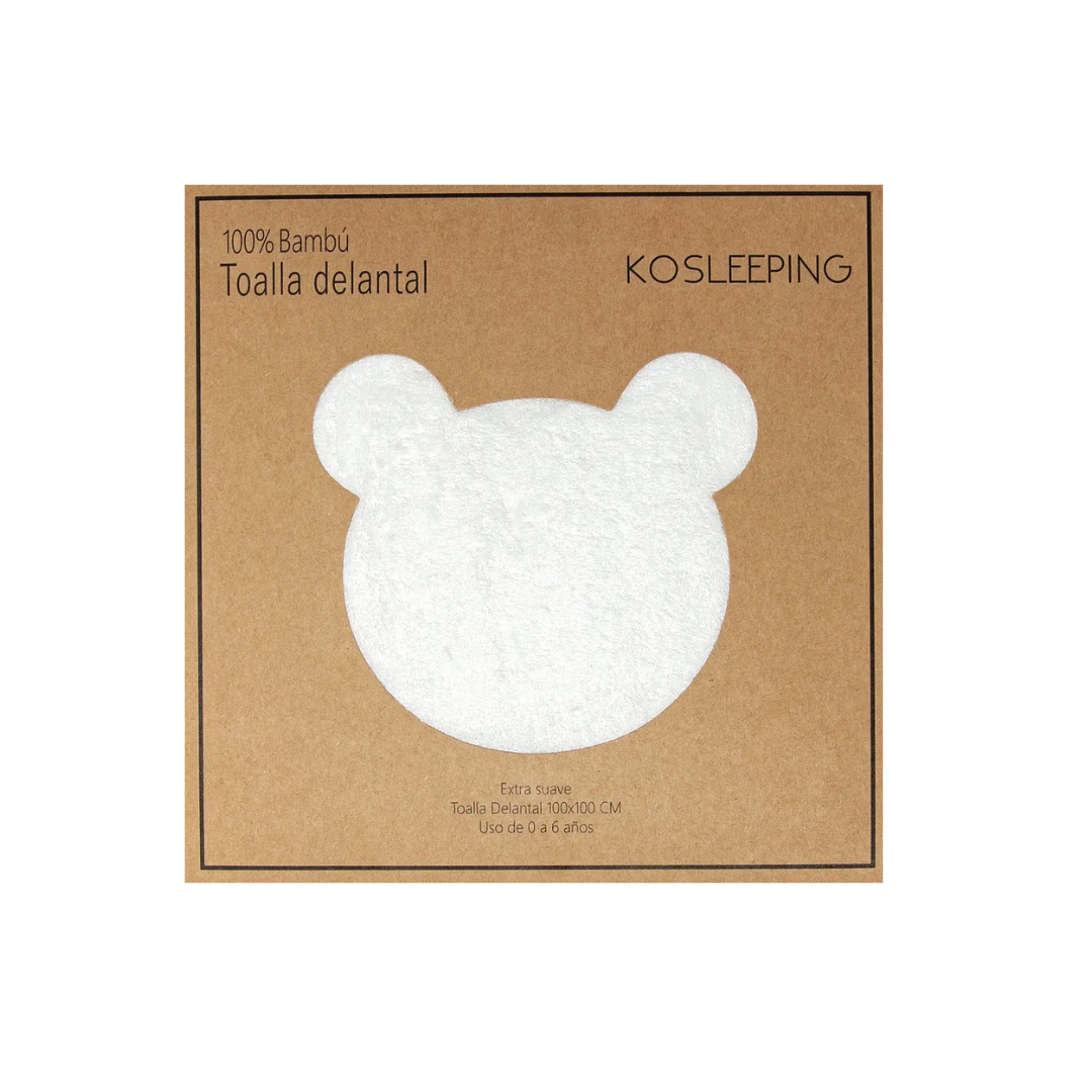 Toalla Delantal De Bambú BLANCA