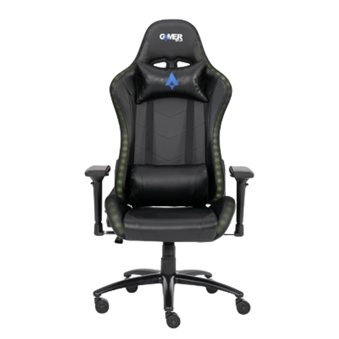 Silla Gamer con luces Led - Base Metálica