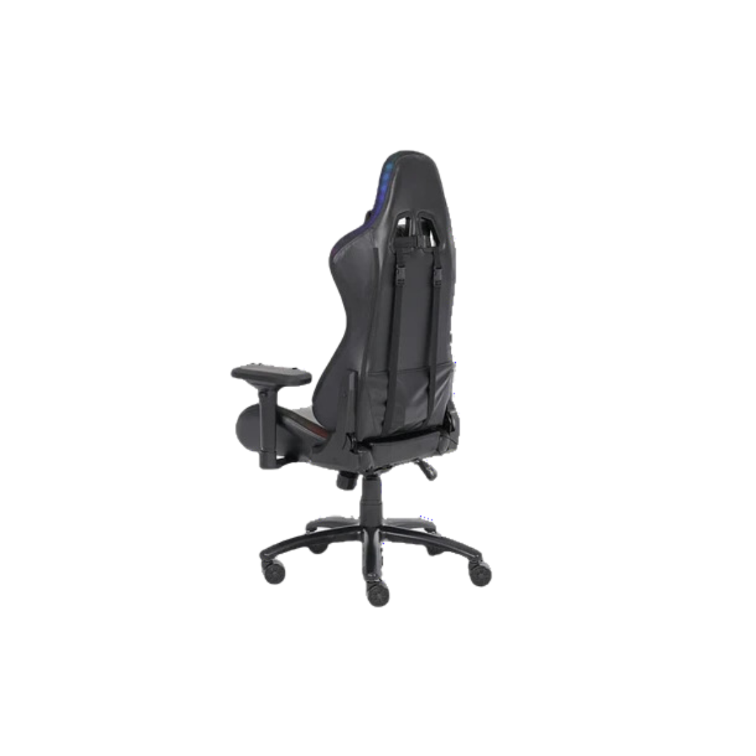 Silla Gamer con luces Led - Base Metálica