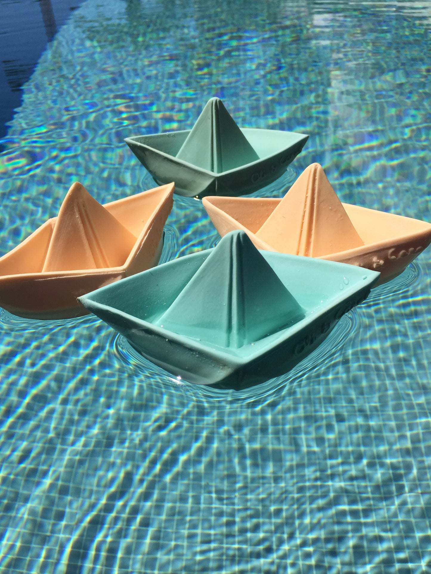 Juguete Mordedor Bote Origami
