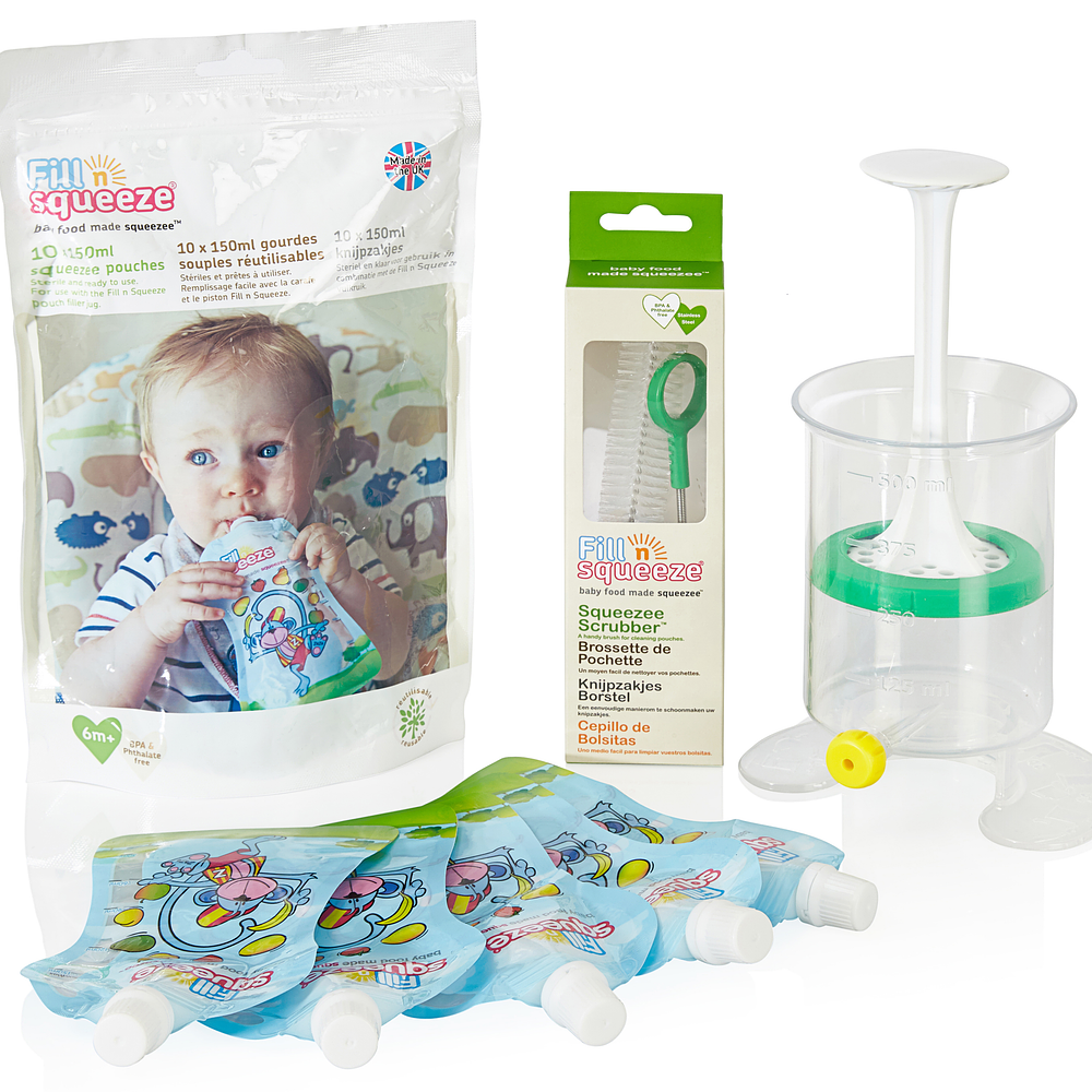 Kit Fill n Squeeze + 5 Repuestos + Escobilla