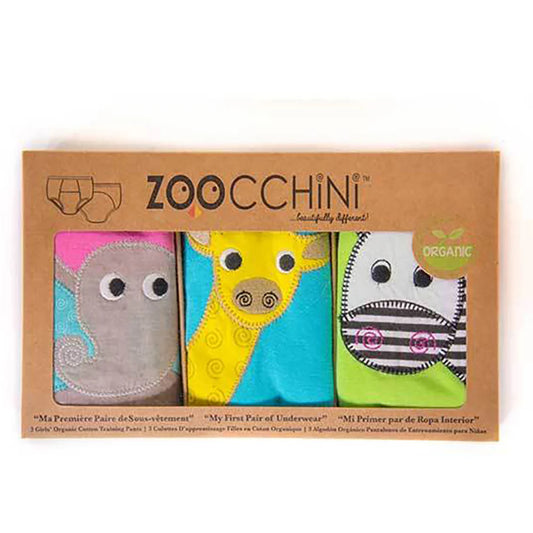Pack 3 Calzones Entrenamiento Zoocchini SAFARI NIÑA (3T/4T)