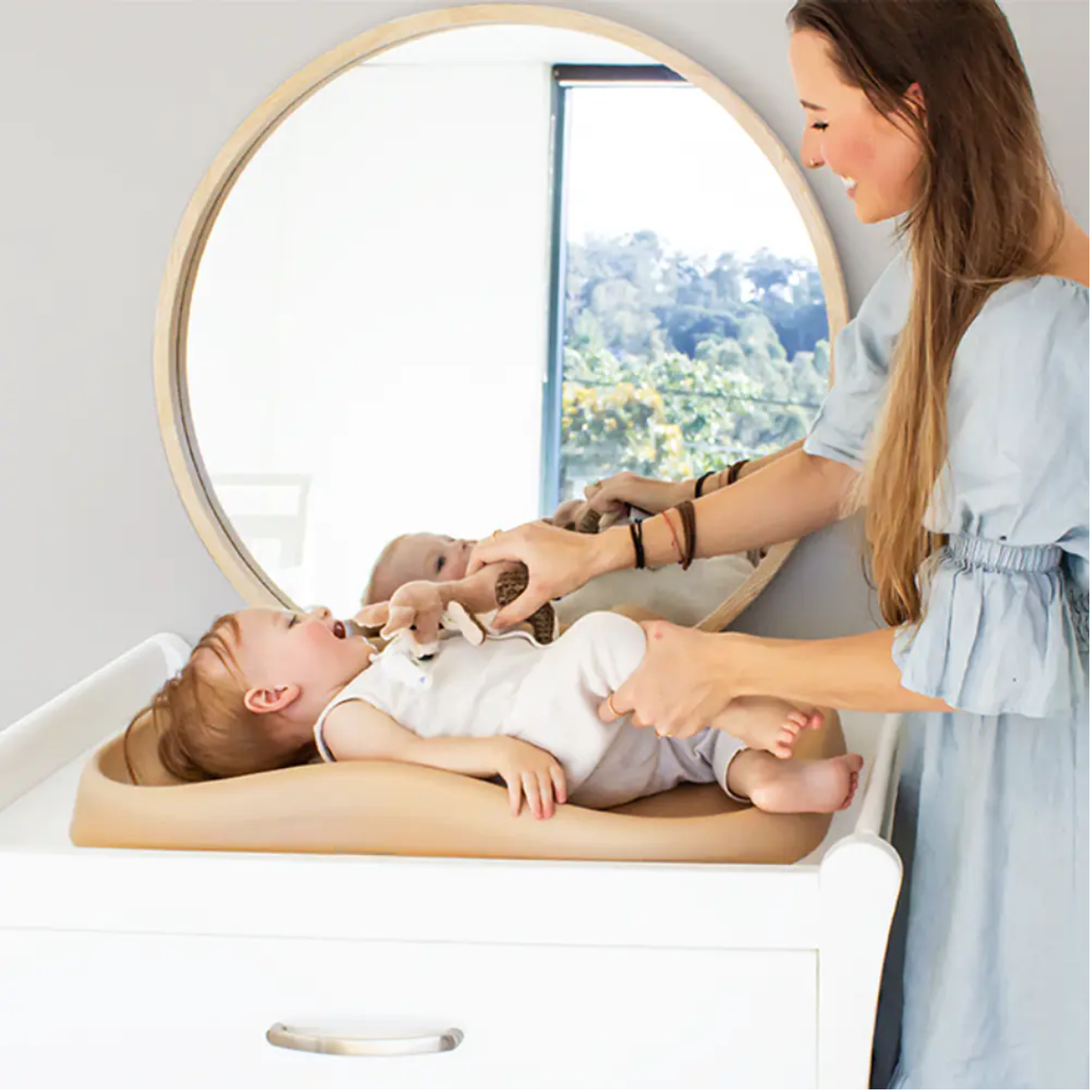 Mudador Premium Poliuretano Beige Babyhood