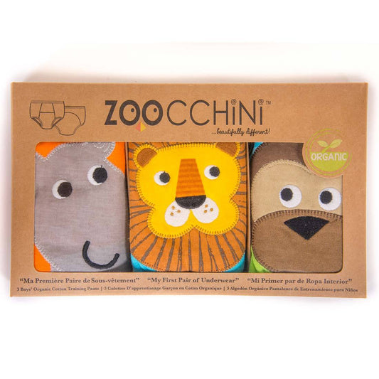 Pack 3 Calzones Entrenamiento Zoocchini SAFARI NIÑO (3T/4T)