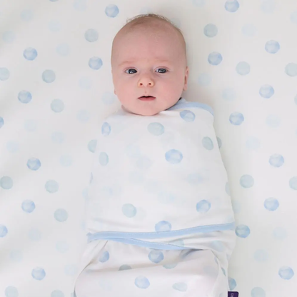 Manta de Arrullo Swaddle Clevamama Azul