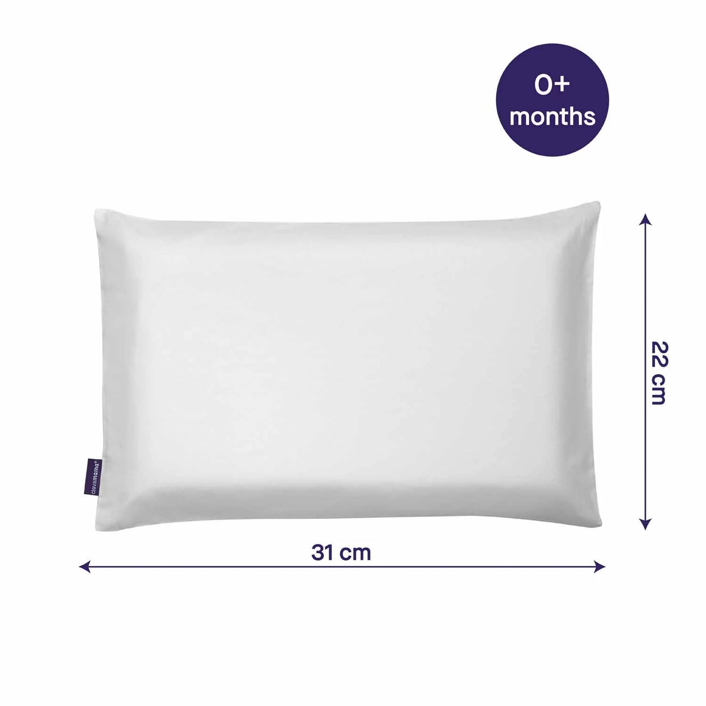 Funda Almohada Visco Elástica para Bebé