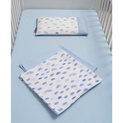 Pack 2 Sábanas Bajeras Algodón 60x120x12 cm | 2 colores