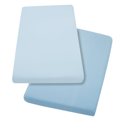 Pack 2 Sábanas Bajeras Algodón 60x120x12 cm | 2 colores