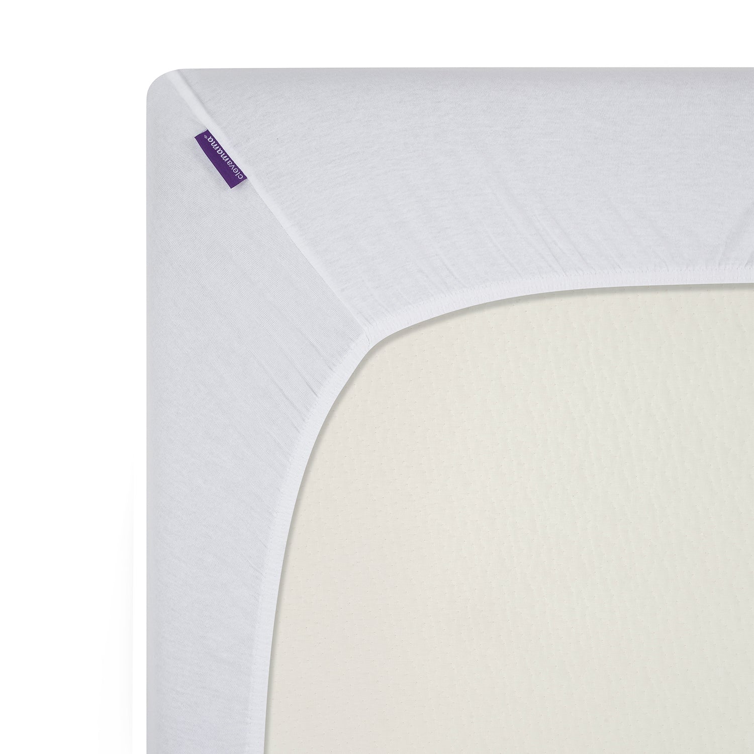 Pack 2 Sábanas Bajeras Algodón Clevamama 72x140x17 cm BLANCO
