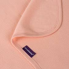 Manta Waffle Algodón Clevamama 120x140 - CORAL