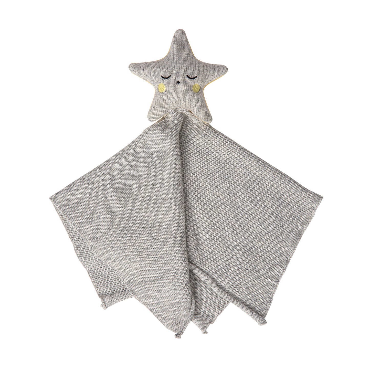Mantita Algodón Orgánico con Estrella  Clevamama - GRIS