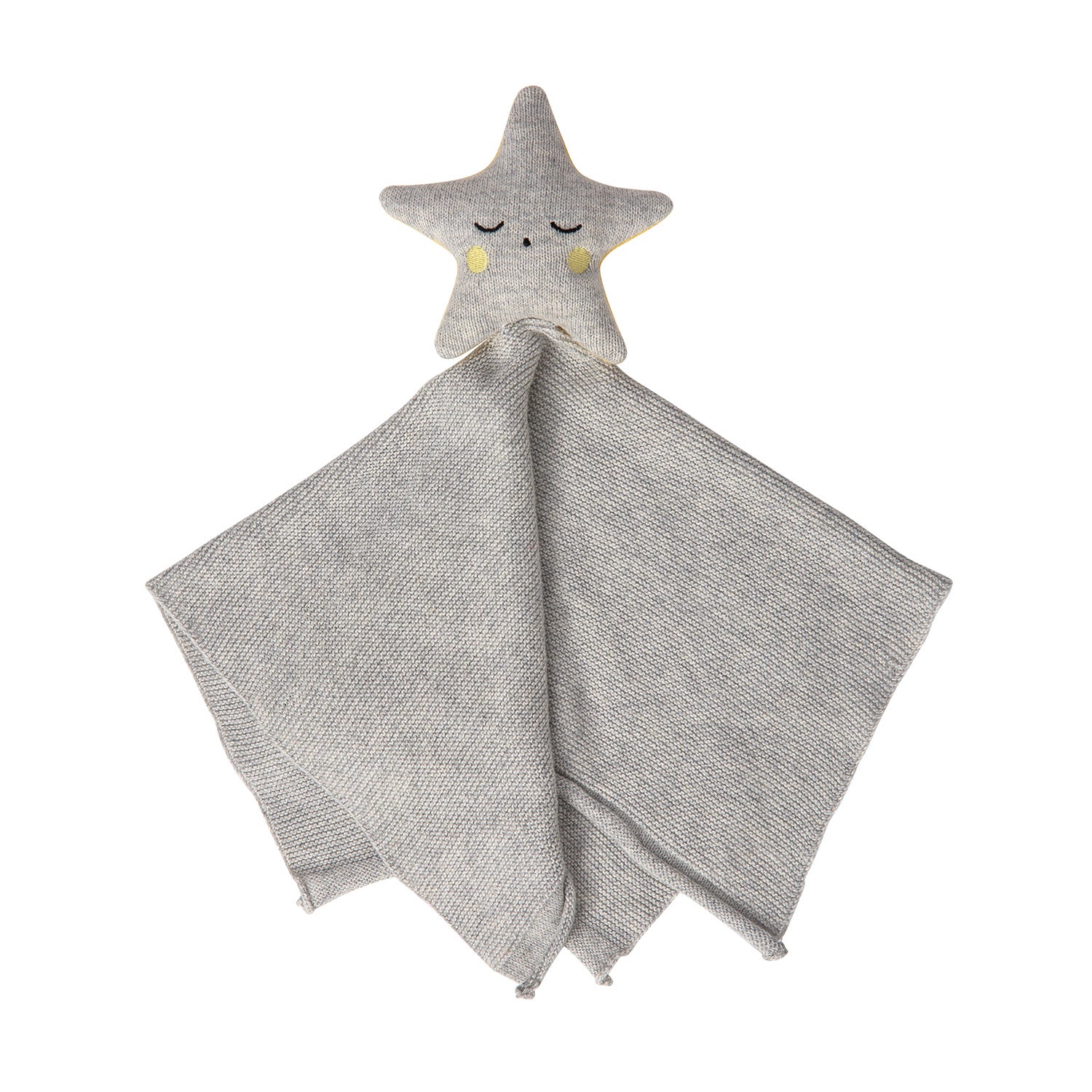 Mantita Algodón Orgánico con Estrella  Clevamama - GRIS