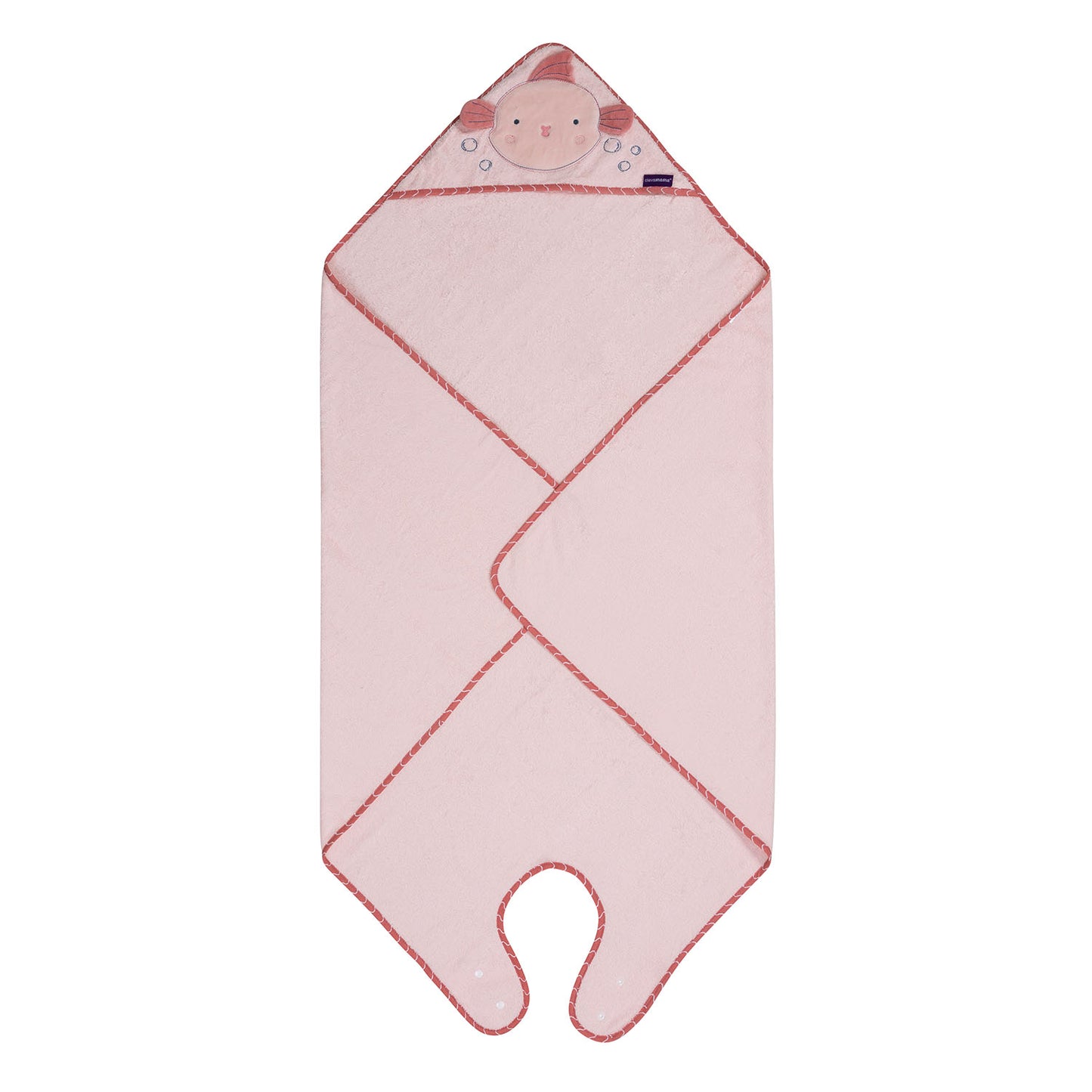 Toalla Delantal Bambú Clevamama Rosa
