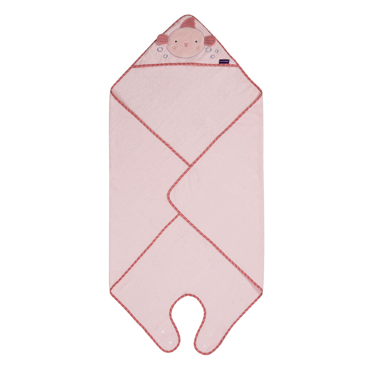 Toalla Delantal Bambú Clevamama Rosa