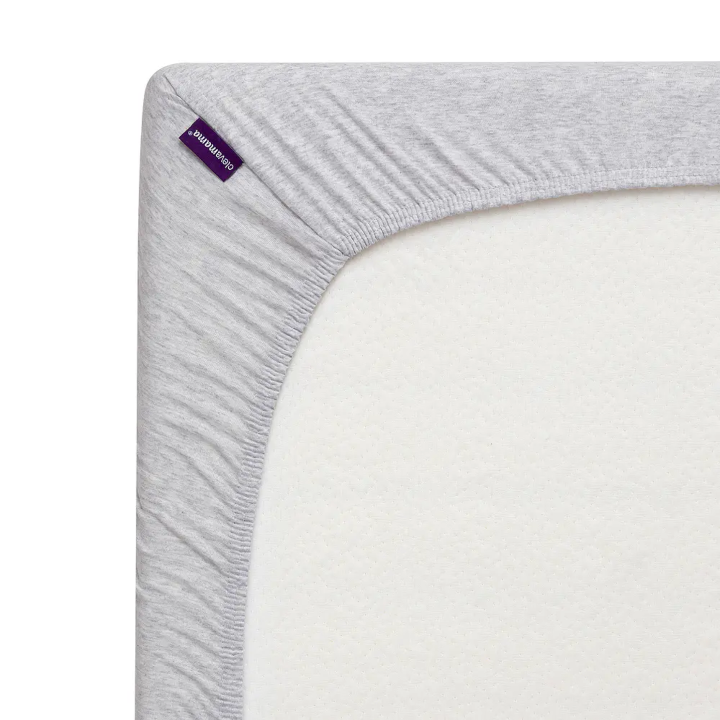 Pack 2 Sábanas Bajeras Algodón Clevamama 72 x 140 x 17 cm GRIS