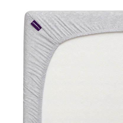 Pack 2 Sábanas Bajeras Algodón Clevamama 72 x 140 x 17 cm GRIS