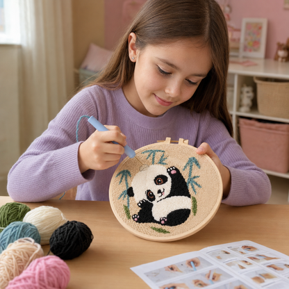 Mi Primer Kit de Bordado Infantil Punto Luz.