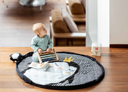 Manta Organizadora y alfombra de juegos Softbag Pinguin