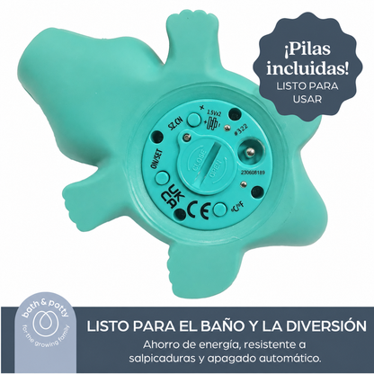 Termómetro Cocodrilo para Baño y Habitación