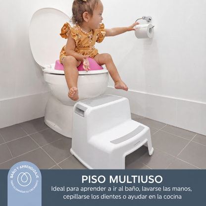 Banquito de 2 Escalones Antideslizante