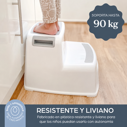 Banquito de 2 Escalones Antideslizante